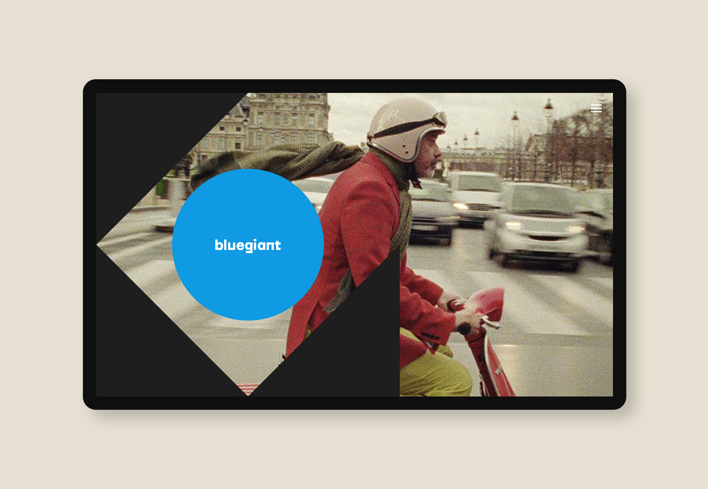 bluegiant website design home page