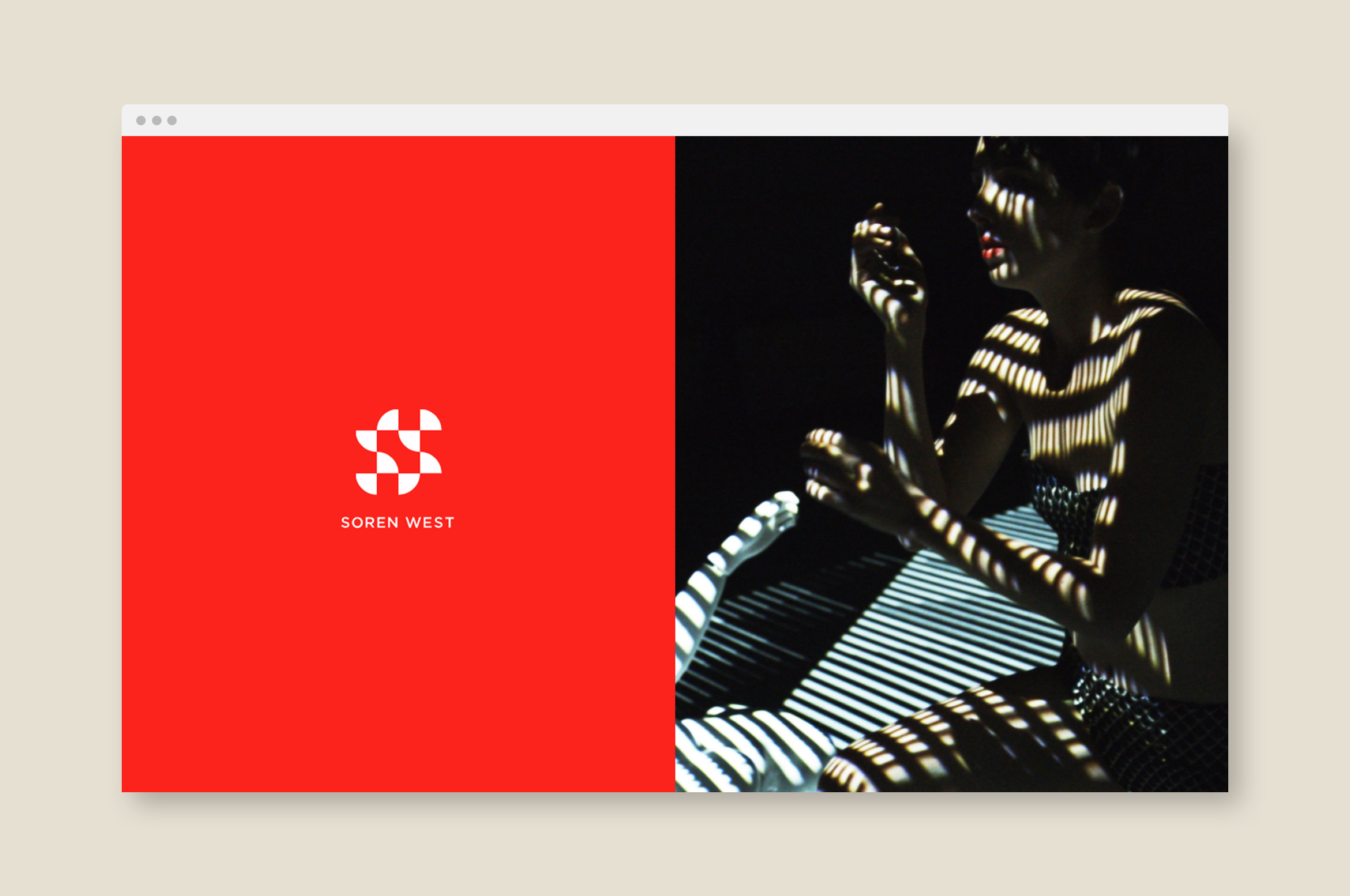 soren west website logo animation screen