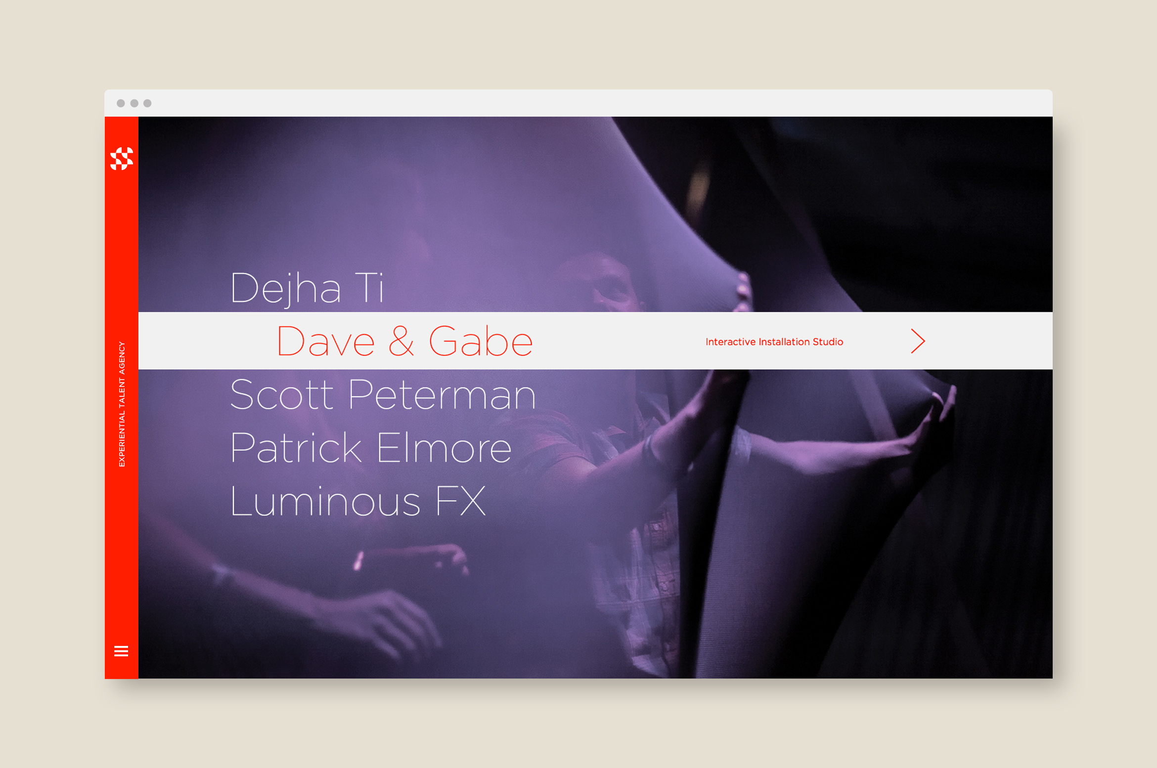 soren west website artist list image