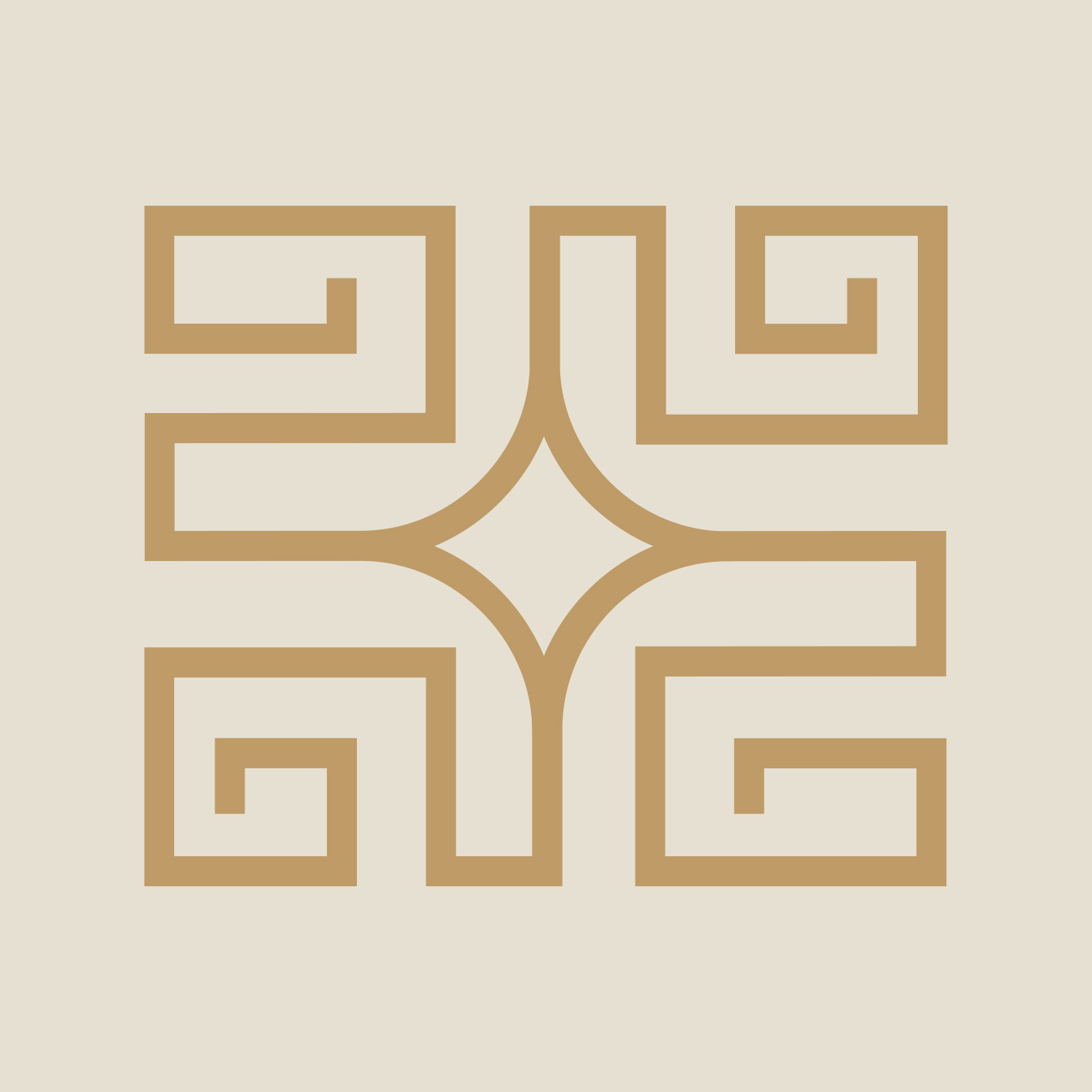 marquesan cross symbol used as inspiration for the tahiti.com logo