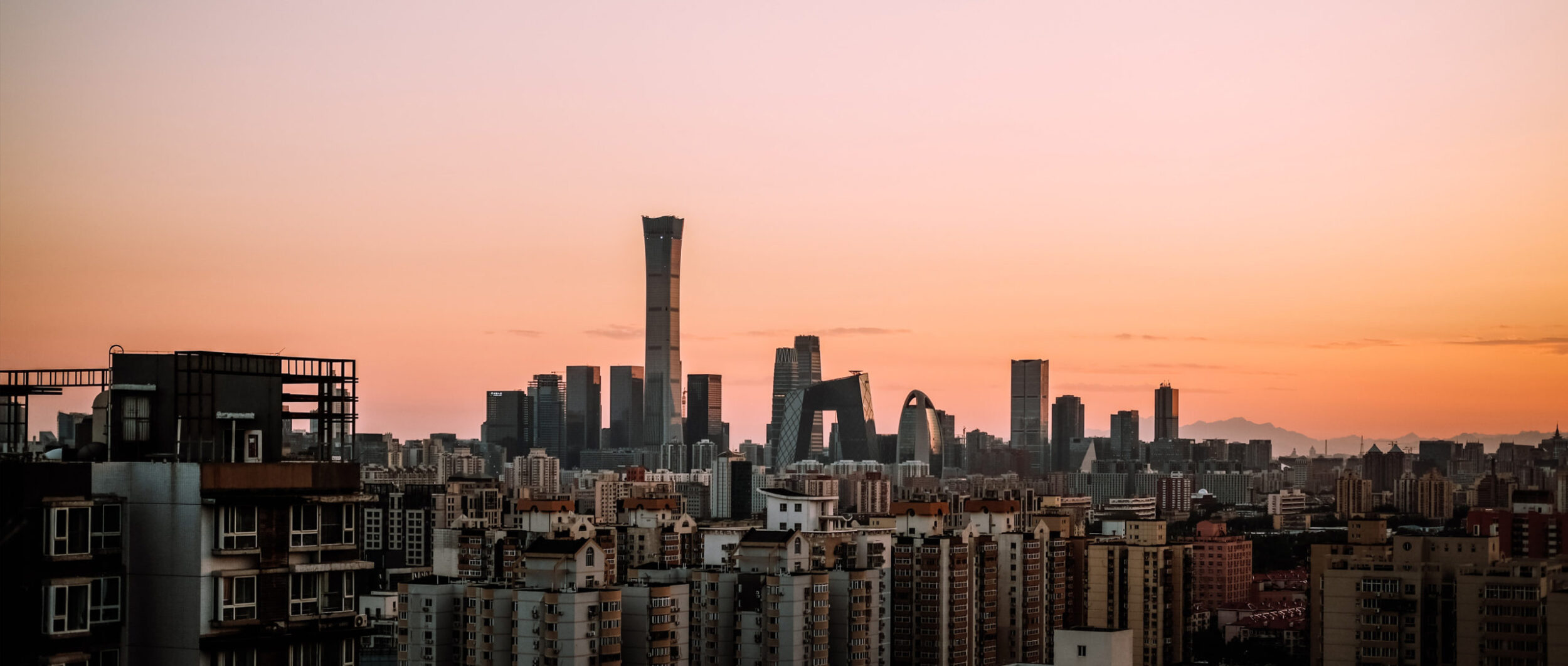 sunset skyline photo of singapore