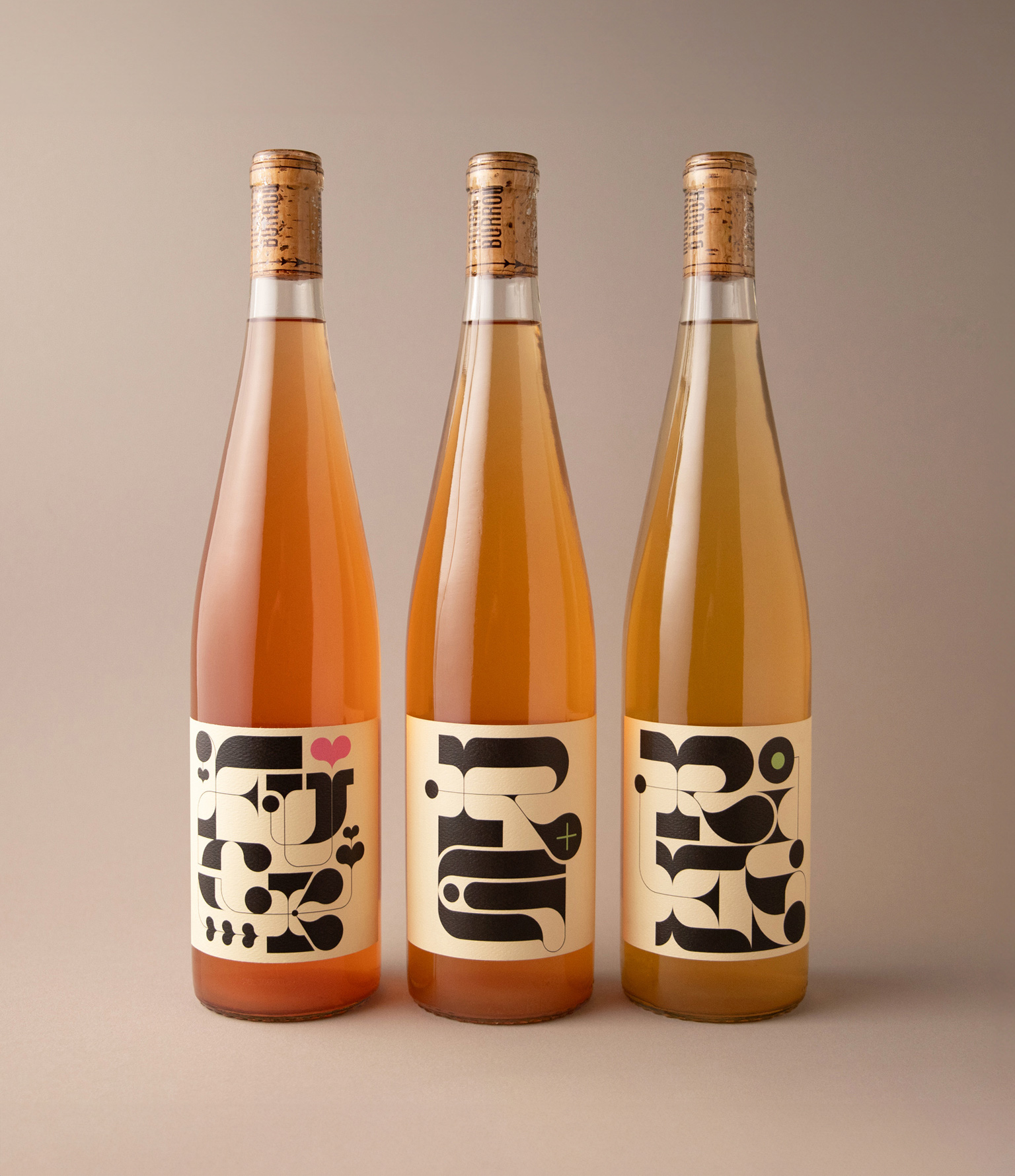 3 bottles of white wine with funky label 澳洲幸运5开奖结果预测官网 design